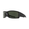 SPY General Matte Black ANSI Rx/Happy Gray Green Rectangular Sunglasses