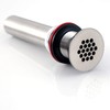 Luxier Brass Bathroom Sink Grid Drain Strainer for Vessel and