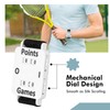 LuzySombral Pickleball Score Keeper Wristband, Black, Elastic Nylon Polyester, Lightweight,
