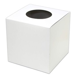 Sasagawa 37-7918 Lottery Box, White, Medium Size, 7.9 inches (20 cm) Square