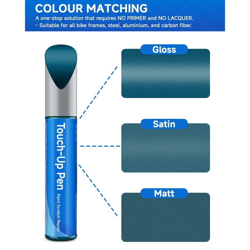 Metallic Navy Matte(#315E99) Bike Touch Up Paint Compatible with Giant