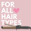 1.25” Extra Long Curling Wand - Grey Gold