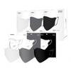 KF94 Healtime V-Fit Air Large Mask, 1 Piece (Individually Wrapped) × 100 Count, All Korean Made Grey