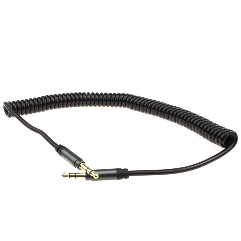 kenable PRO 22AWG COILED 3.5mm Stereo Jack Cable AUX Headphone