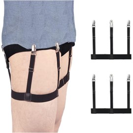 Sujetadores Elásticos Camisa Hombres Oficina Talla Única Con Antideslizante Abrazaderas de Bloqueo