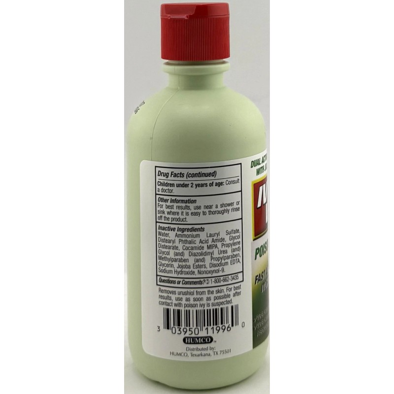 HUMCO IVY WASH POISON IVY WASH (DUAL ACTION WITH JOJOBA)