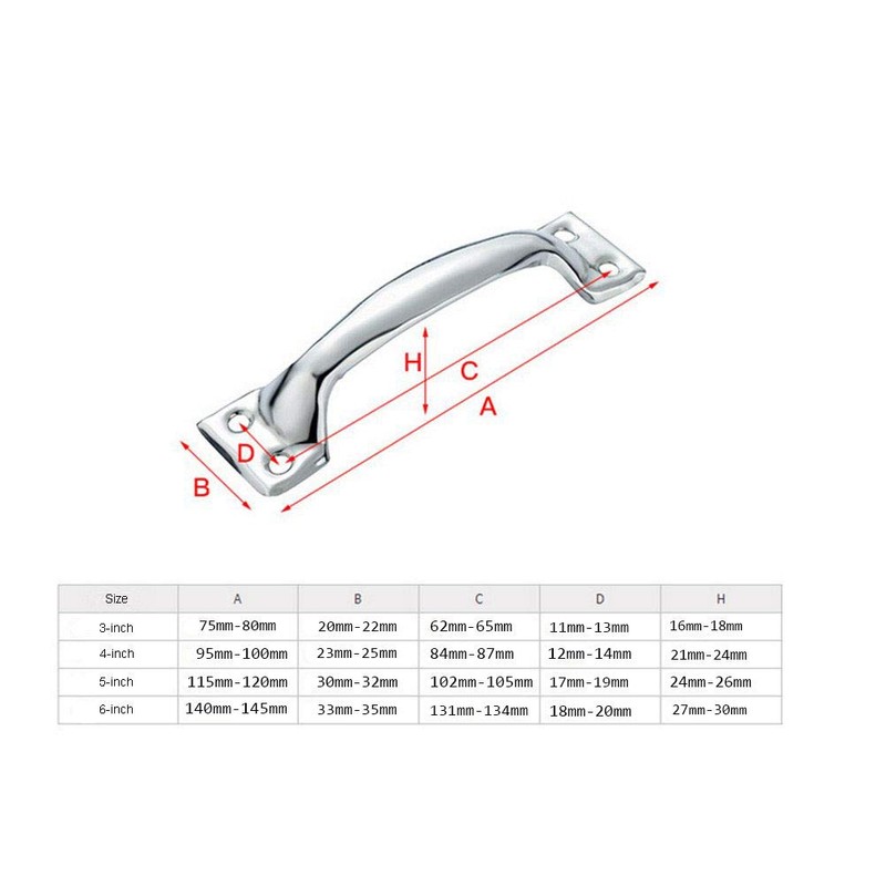 DayCount® Pack of 20 Silver Tone Stainless Steel Pull Handles