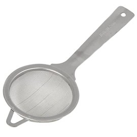 Chef Craft Select Mini Strainer, 6.75 inches tall 2.5 inch diameter, Stainless Steel