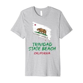 Trinidad State Beach California Paint Splatter Flag Vacation Premium T-Shirt