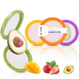 Winb Avocado Saver & Onion Storage Set of 4 Reusable Fruit and Veggie Savers - Ideal for Avocados, Tomatoes, Apples, Garlic, Onions, and More