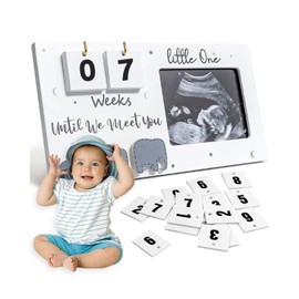 LilGoo Baby Scan Photo Frames, Baby Scan Frame - Mum to Be Gifts, Perfect Pregnancy Gifts for mum expecting, Best Gifts for Mum and Dad to Be, Baby Countdown Frame