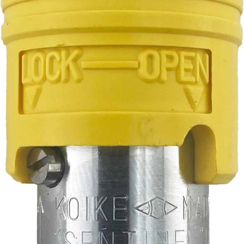 Koike Welding Inert Couplers, Equipment to Hose, Safe Welding Disconnect,