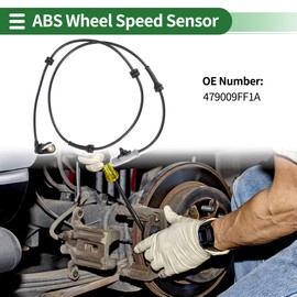 Motoforti ABS Wheel Speed Sensor ABS Sensor Anti-lock Braking System Sensor for Nissan Titan 2012-2015 V8 5.6L Cab Pickup No.479009FF1A Rear Right