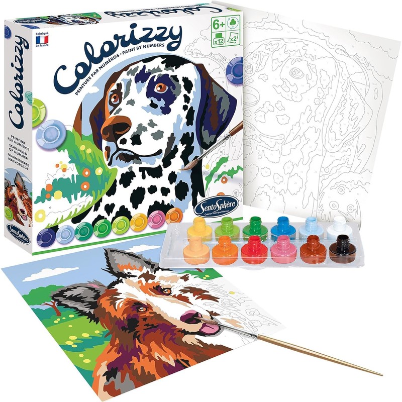 Colorizzy Paint by Numbers - Dogs