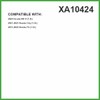 EcoGard Filtro de Aire de Motor XA10424 para Honda Fit