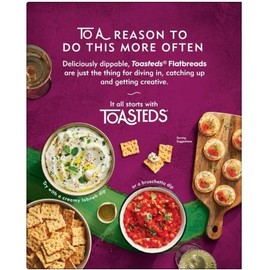 Generic Toasteds Italian Herb Flatbreads 2x 8.7oz Boxes. (Formerly Kellogg's Town House Flatbread Crisps).