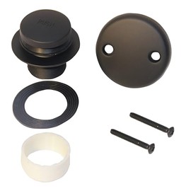 Wholesale Maintenance Supply Bathtub Drain Tip Toe Bath Waste Conversion Kit, Matte Black Finish - Fits Drain Opening 1-3/8" to 1-1/2