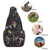 Vasietrng Mushroom Gifts Mushroom Backpack Crossbody Bag Sling Bag for