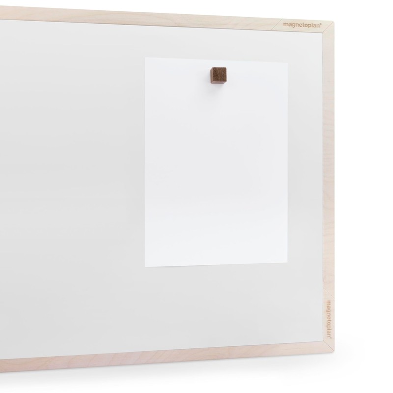 magnetoplan Design Magnets Wood Series Cube Premium Magnets Made of