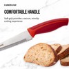 Farberware Slice Bread Knife Ultra-Sharp Serrated Blade, Ergonomic Soft-Grip Handle,