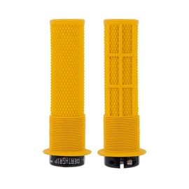 Dmr Deathgrip MTB Mountain Bike Cycle handle bar grips - Thin Flangeless Gul Yellow