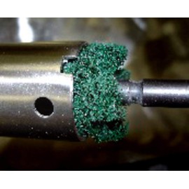 Standard Abrasives Buff and Blend Cross Buff HS 265006, 3/4 in x 3/8 in x 2 Ply x 8-32 A MED, 10 per case