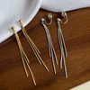 Clip on Earrings for Women Gold/Silver Long Dangle Earrings Non