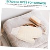 Guantes de Baño Exfoliantes de Doble Cara ERINGOGO Sisal Color