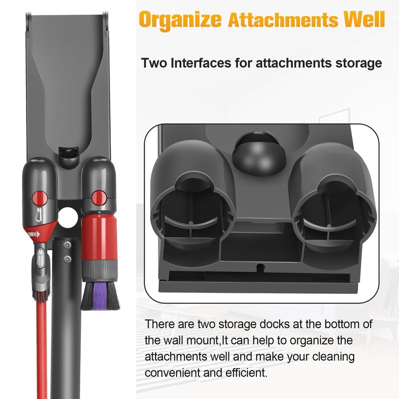RUKHOOL V11 Wall Mount Charger Holder for Dyson V11 V15