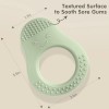 Eascrozn 3-Pack Avocado Baby Teethers – BPA-Free Silicone Soothers