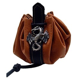 Leather Bag Ducat Bag Money Cat Colour Beige / Black Dragon, beige / black