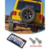 ZXFOOG Mountain License Plate Frames- Plastic Black Car Tag Holder