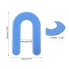 uxcell Plastic Shims, Horseshoe U Shims Spacers for 1/16 Inch