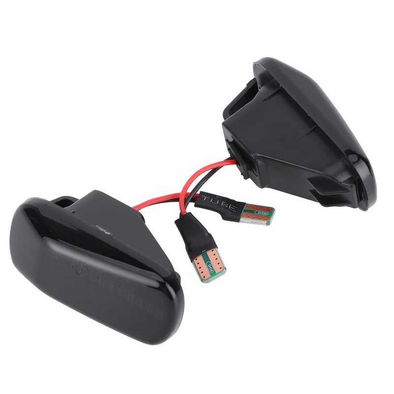 Amber Side Marker Light Fender Turn Signal Lamp 3000K Smoky