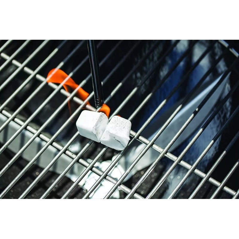 Weber Kit Iniciador Carbón Grande Color Acero Más 24 Cubitos