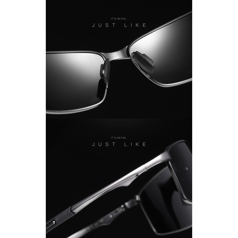 FEISEDY B1029 Men's Sunglasses, Polarized Sunglasses, UV 400 Protection, Ultra