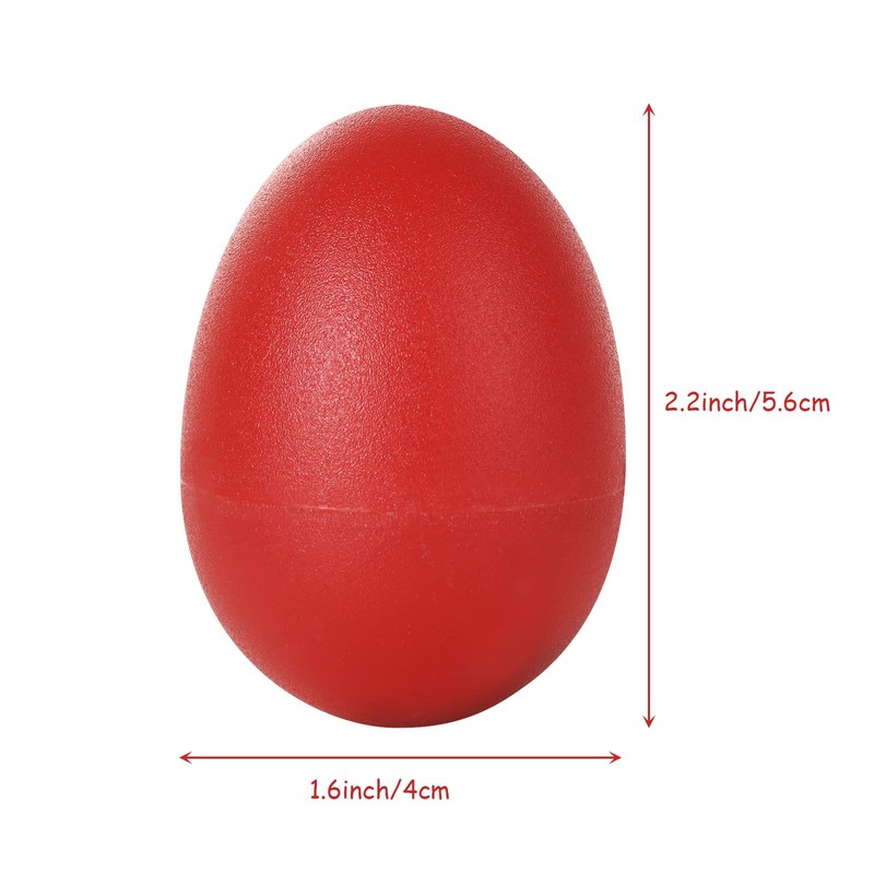 50 Pcs Egg Shakers Plastic Egg Shakers, Musical Egg Shakers
