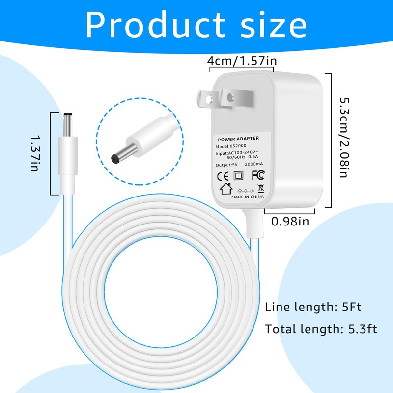 5ft Power Cord for Aura Carver AF900 & AF100 –