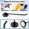 3pcs Large Magnetic Hooks, 2.65lb 5.3 Inch Long Heavy Duty