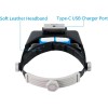 Beileshi Rechargeable Head-Mounted 1.5x-3.5x - Optical Glass & Led Light