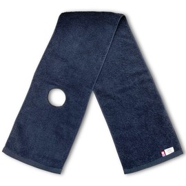 HOOPLOOP Imabari Towel, Men's, Women's, Sports Towel, Face Towel, Imabari, Scarf Towel, Running, Neck Towel, Neck Wrap, Do Not Fall Off, Made in Japan (Black)