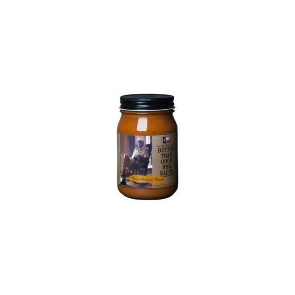 Better Than Good BBQ Sauce 16oz Jar (Pack of 3) (Texas Moppin' Sauce) by Cookwell & Company