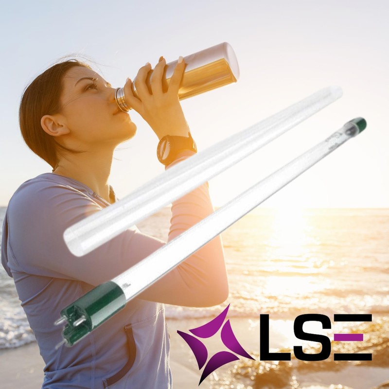 LSE Lighting Combo S200RL-HO UV Bulb & QS-001 Quartz Sleeve