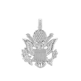 American Heroes United States Great Seal in Sterling Silver Pendant