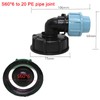 s60x6 Adapter IBC Tank Thread Connector for Mdpe Water Pipe