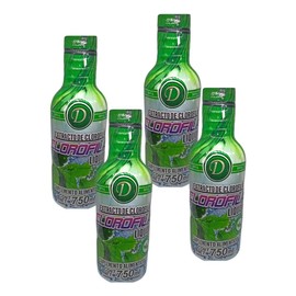Clorofila Extracto Liquido 750 Ml 4pz Menta Mentol Natural