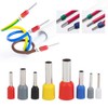 1200Pcs Wire Ferrules Crimping Cold Pressed Terminal Electrical Industrial Accessories