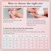 Handmade Press on Nails Short Square - White French Tip