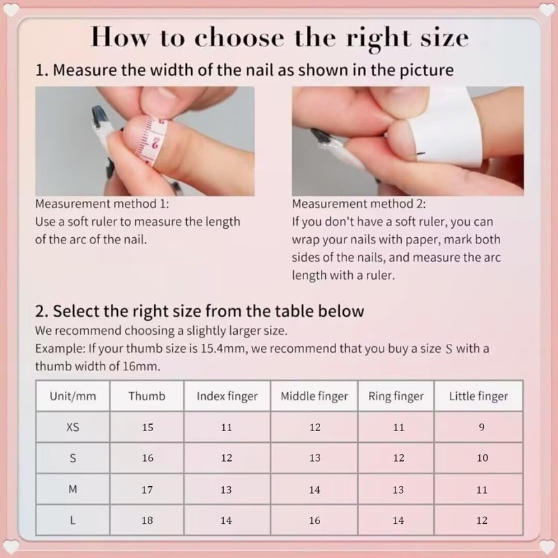 Handmade Press on Nails Short Square - White French Tip