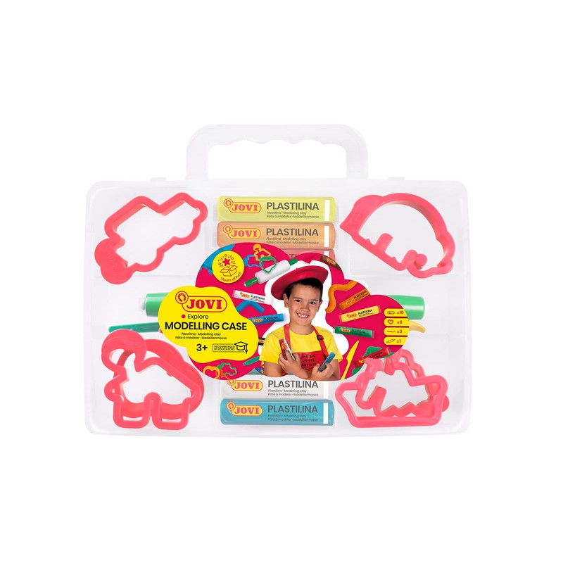 Jovi Briefcase Modelling Clay Transparent (230)